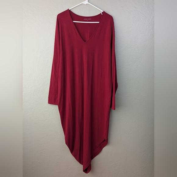 Universal Standard Dresses & Skirts - Universal Standard Burgundy V-Neck Geneva Dress S (14-16)